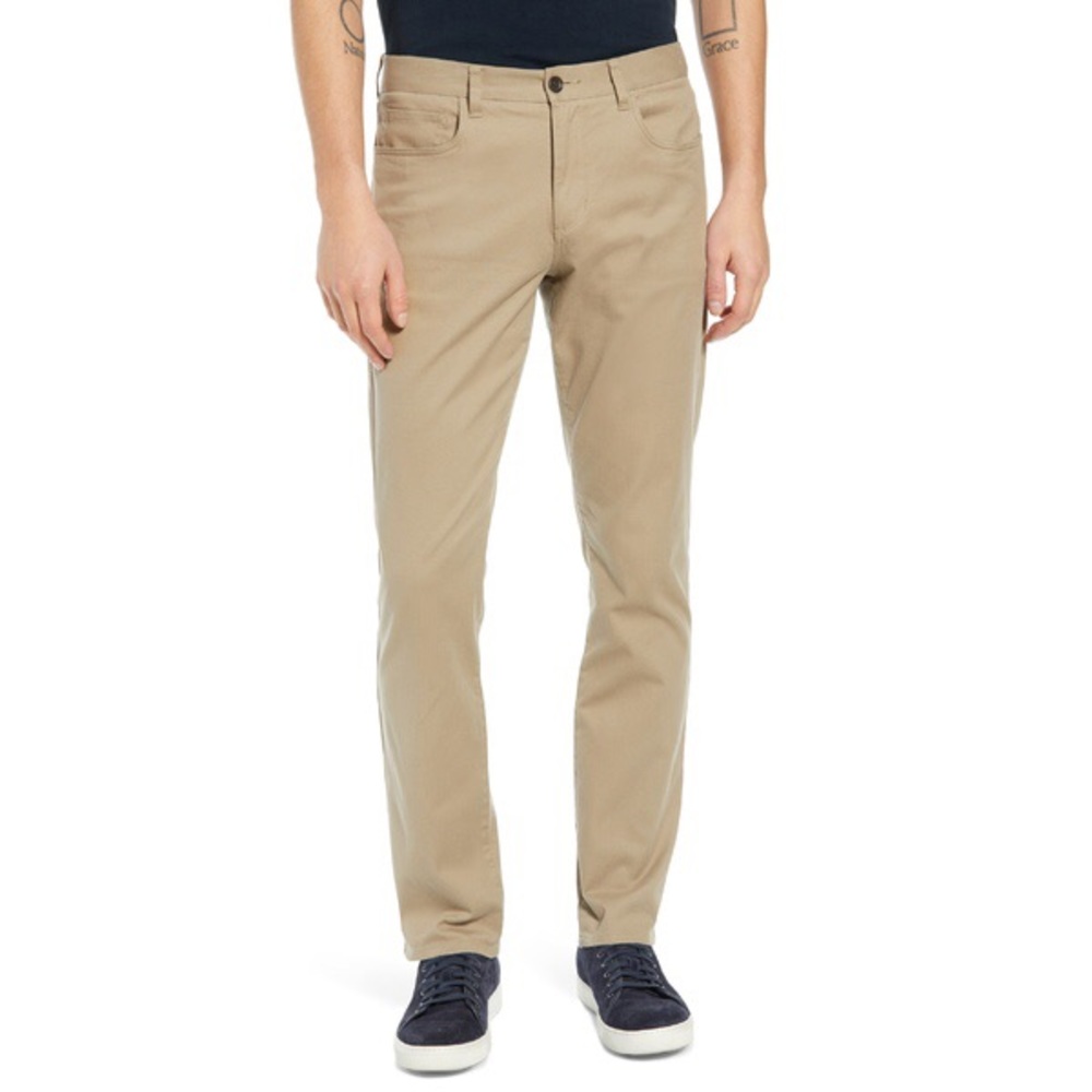Vince Slater Khaki Tan Stretch Chino Pants, 30